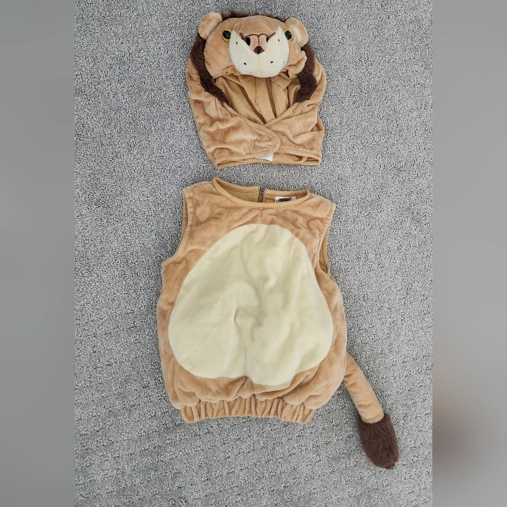 Baby Lion Cub‎ Halloween Costume Boy/ Girl 6-12 M - 3 piece set